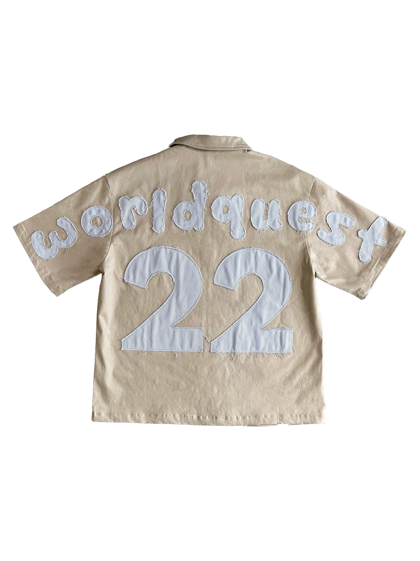 Zip à col beige