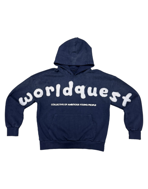 Blue hoodie