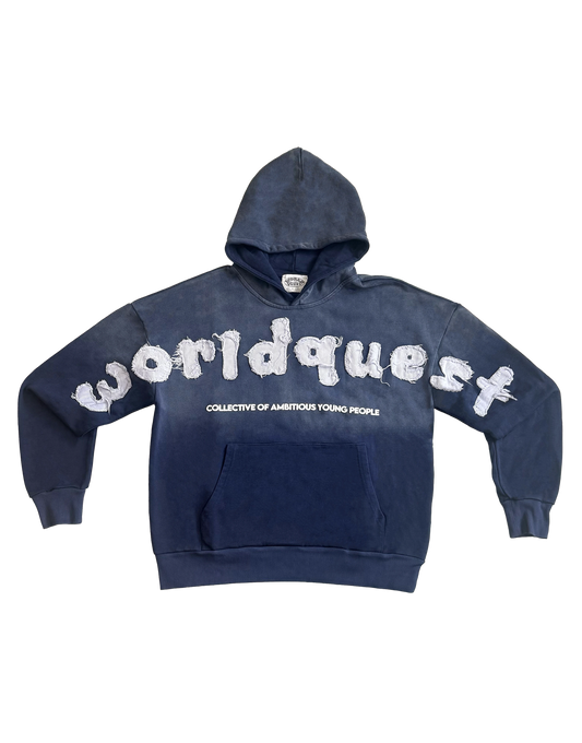 Blue hoodie