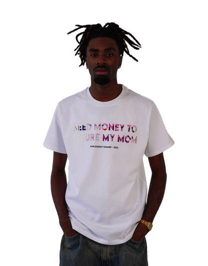 T-shirt need money blanc