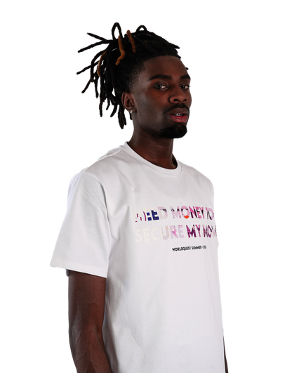 T-shirt need money blanc