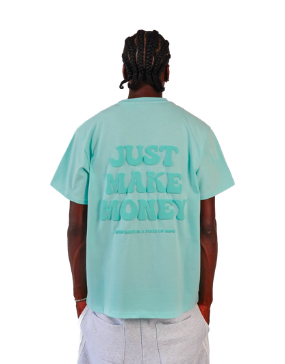 T-shirt bleu pastel