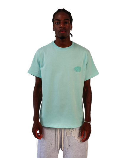 T-shirt bleu pastel