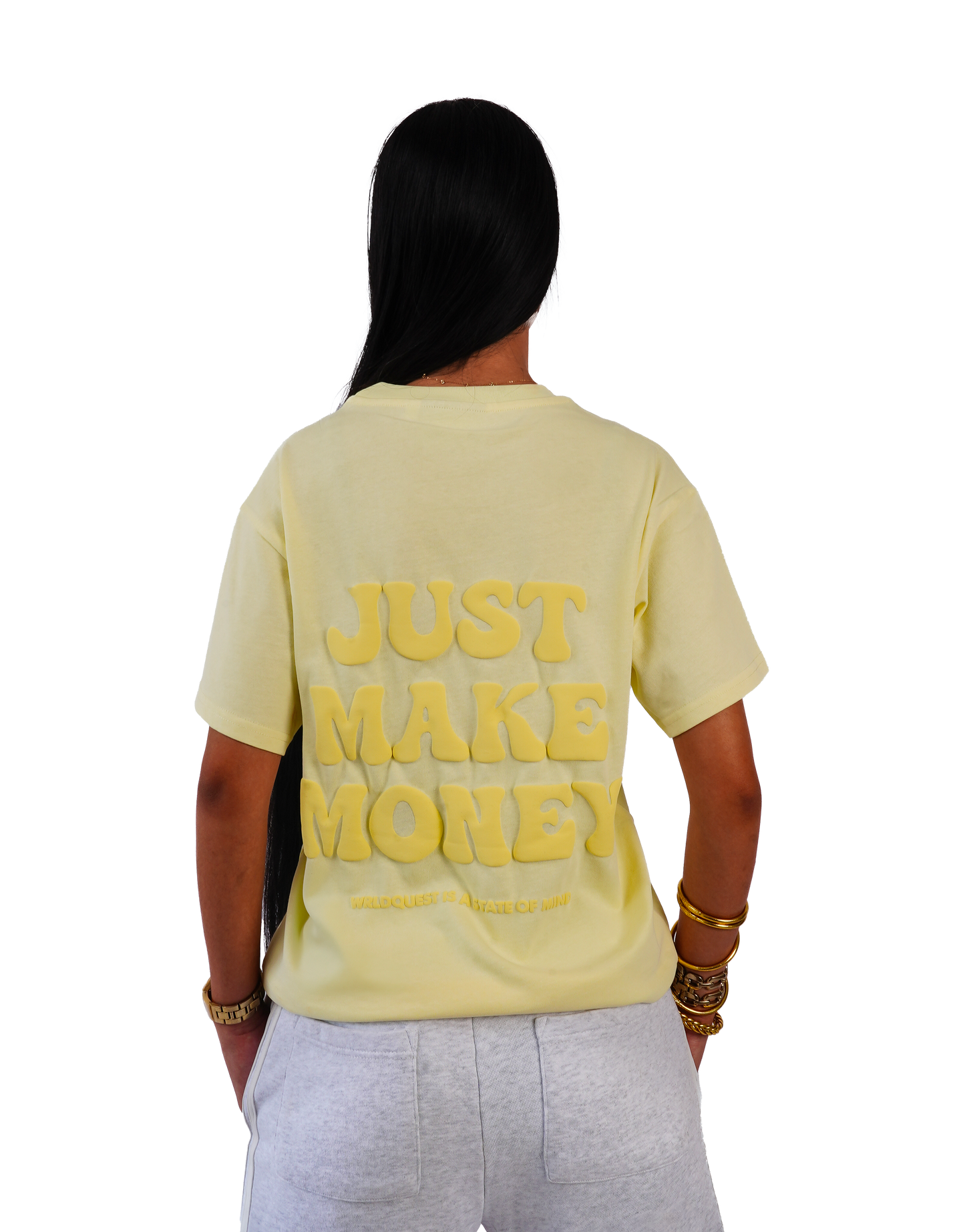 T-shirt jaune pastel