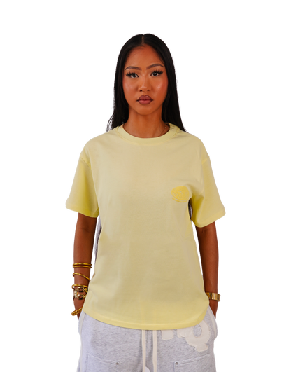 T-shirt jaune pastel