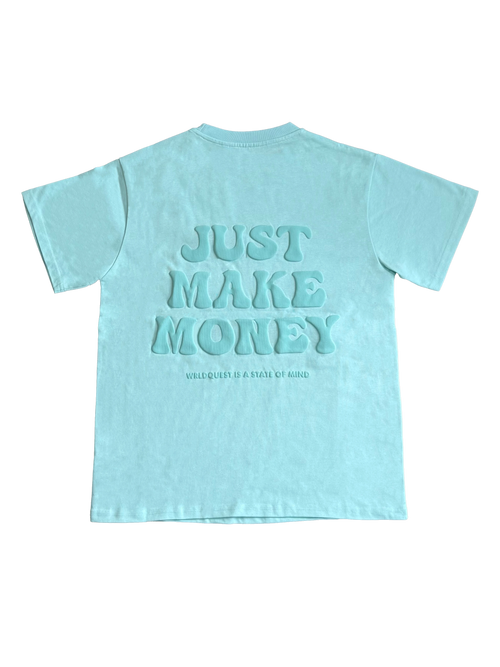 T-shirt bleu pastel