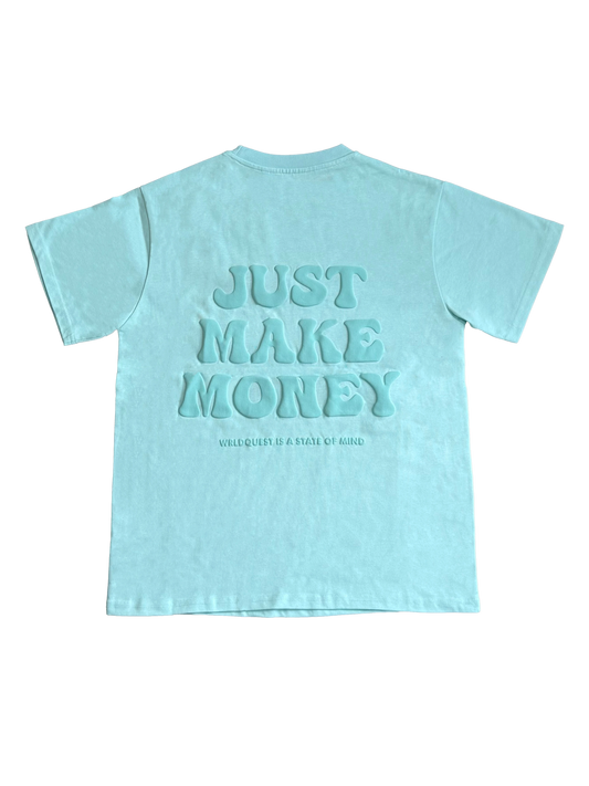 T-shirt bleu pastel