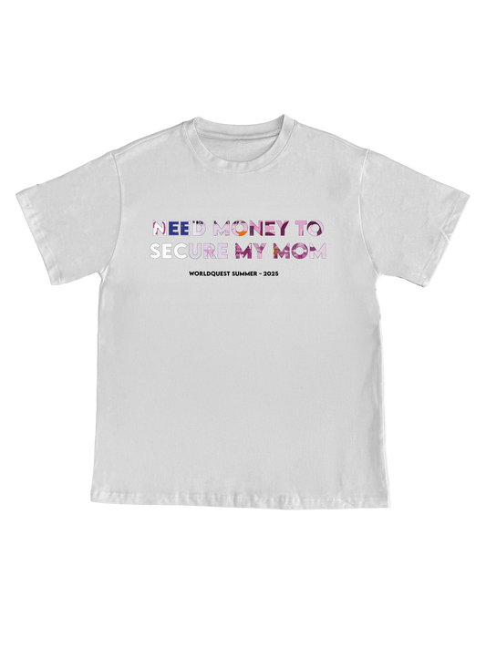 T-shirt need money blanc