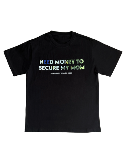 T-shirt need money noir