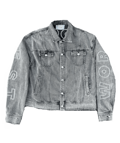 Grey denim jacket